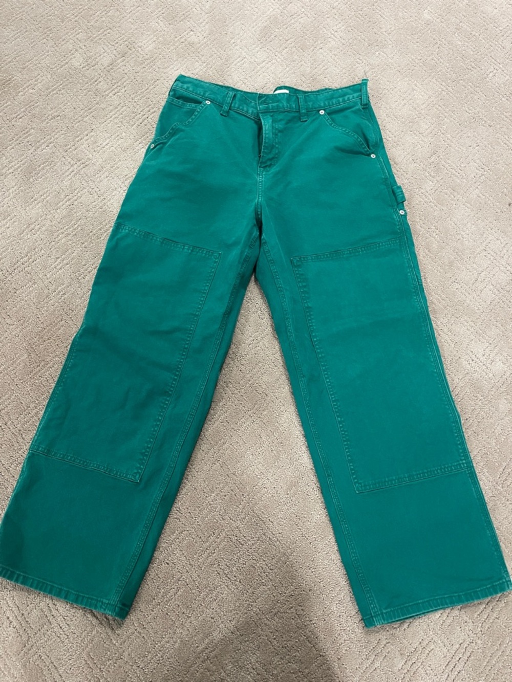 Lucky Brand Teal Wide Leg Jeans